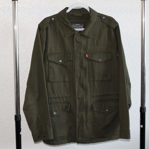 Levi’s Olive Military Jacket with Back Logo